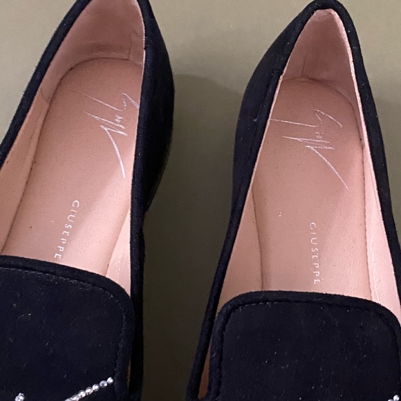 Giuseppe Zannoti black loafers with Christal logo - Picture 3 of 5